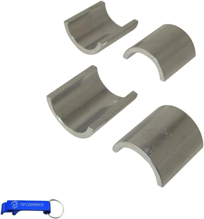 ZAGHNRENJ 1 1/8" To 7/8" Handlebar Riser Handle Bar Clamp Spacers Conversion Shims For ATV Quad