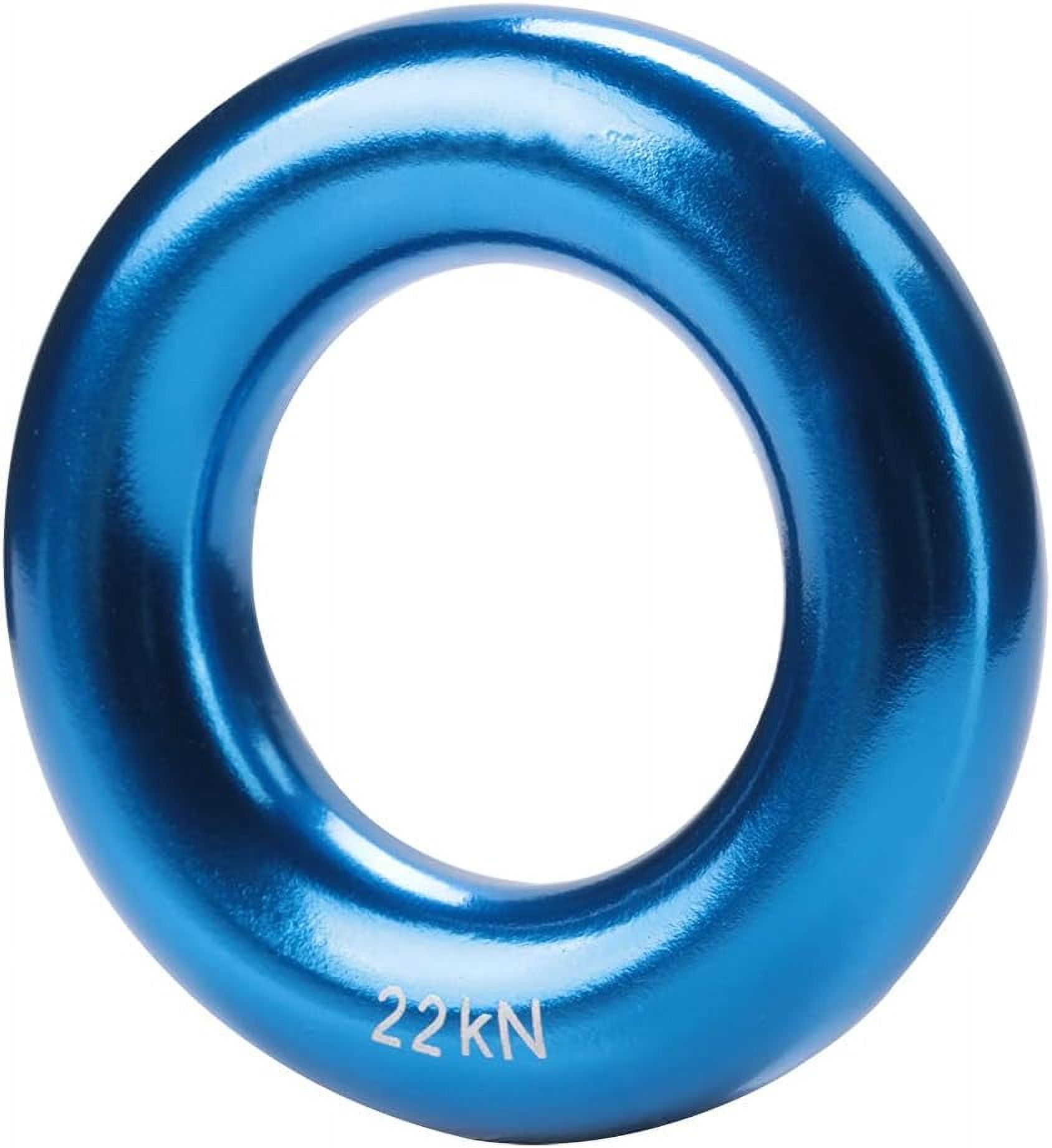 ZAGHNRENJ 20KN Aluminum Rappel Ring Portable Climbing Rappel Ring 20KN for Rock Climbing