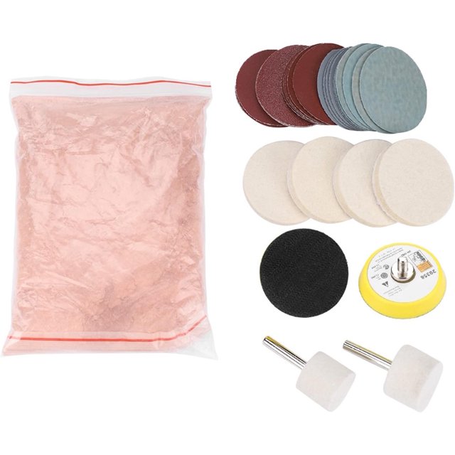 ZAGHNRENJ Auto Glass Polishing Kit,230g Cerium Oxide Powder Polishing