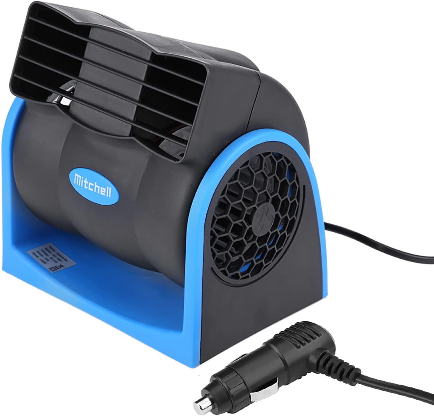ZAGHNRENJ Car Fan, 12V Cooling Air CirculatorThat Plugs into Cigarette Lighter/Low Noise for Car
