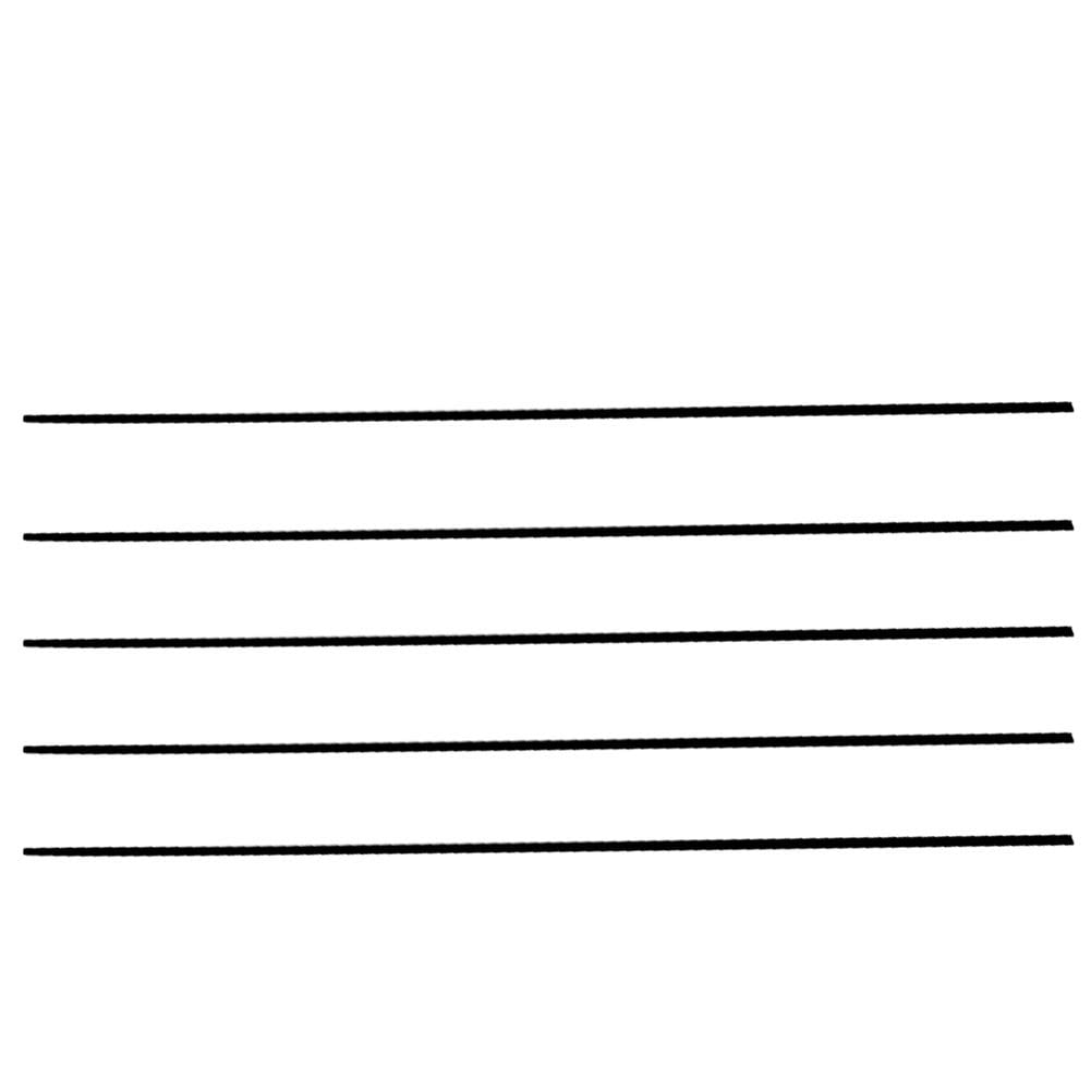 ZAGHNRENJ Carbon Fiber Strip Bars 0.5x3x400mm Length Pultruded Flat