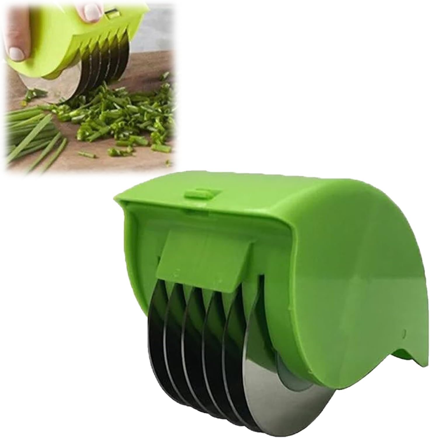 ZAGHNRENJ Chopper Roller,Manual Chopper Vegetable Cutter,with 6
