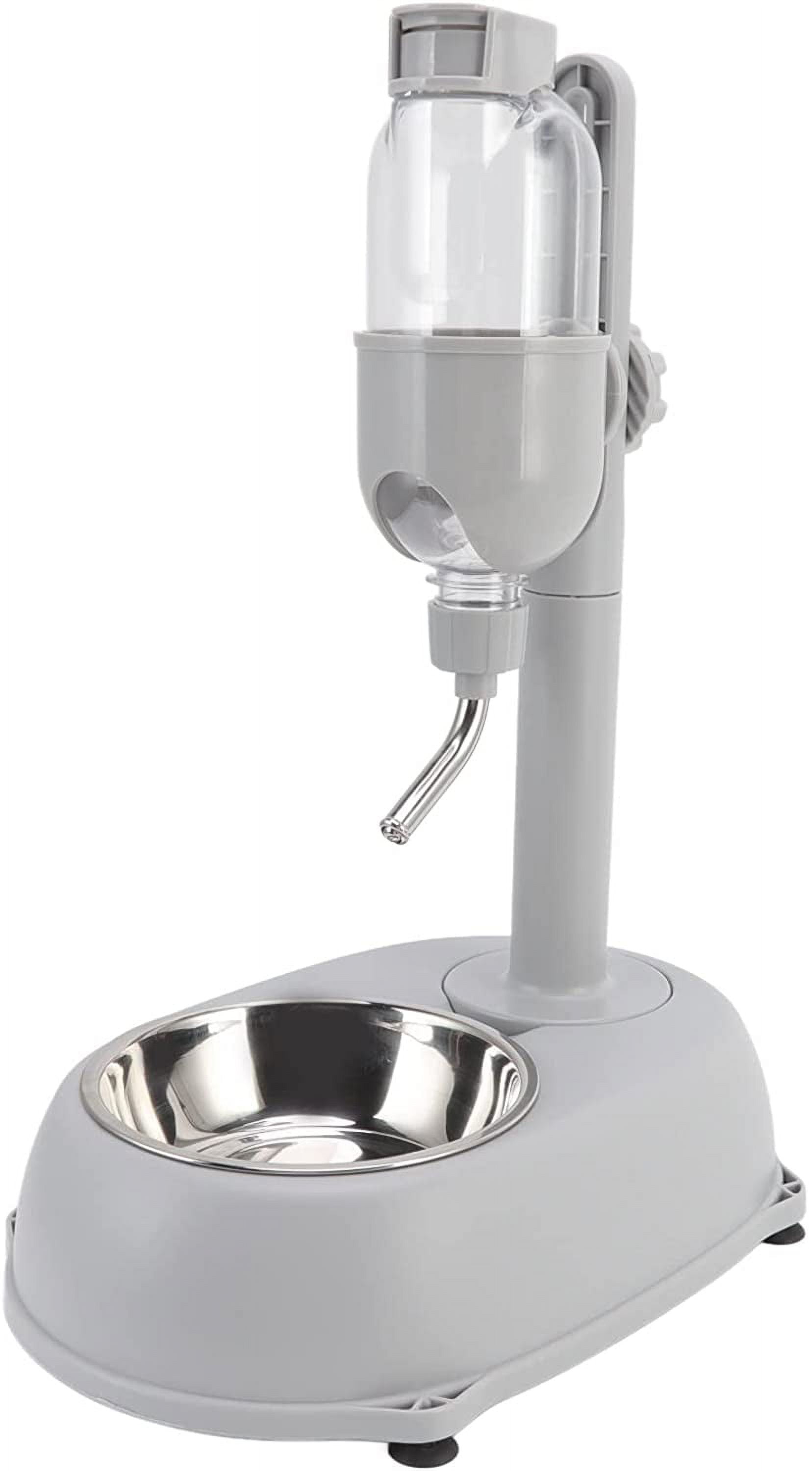 ZAGHNRENJ Pet Standing Water Dispenser, 2 in 1 500ml Multifunctional Dog Water Bottle Dispenser