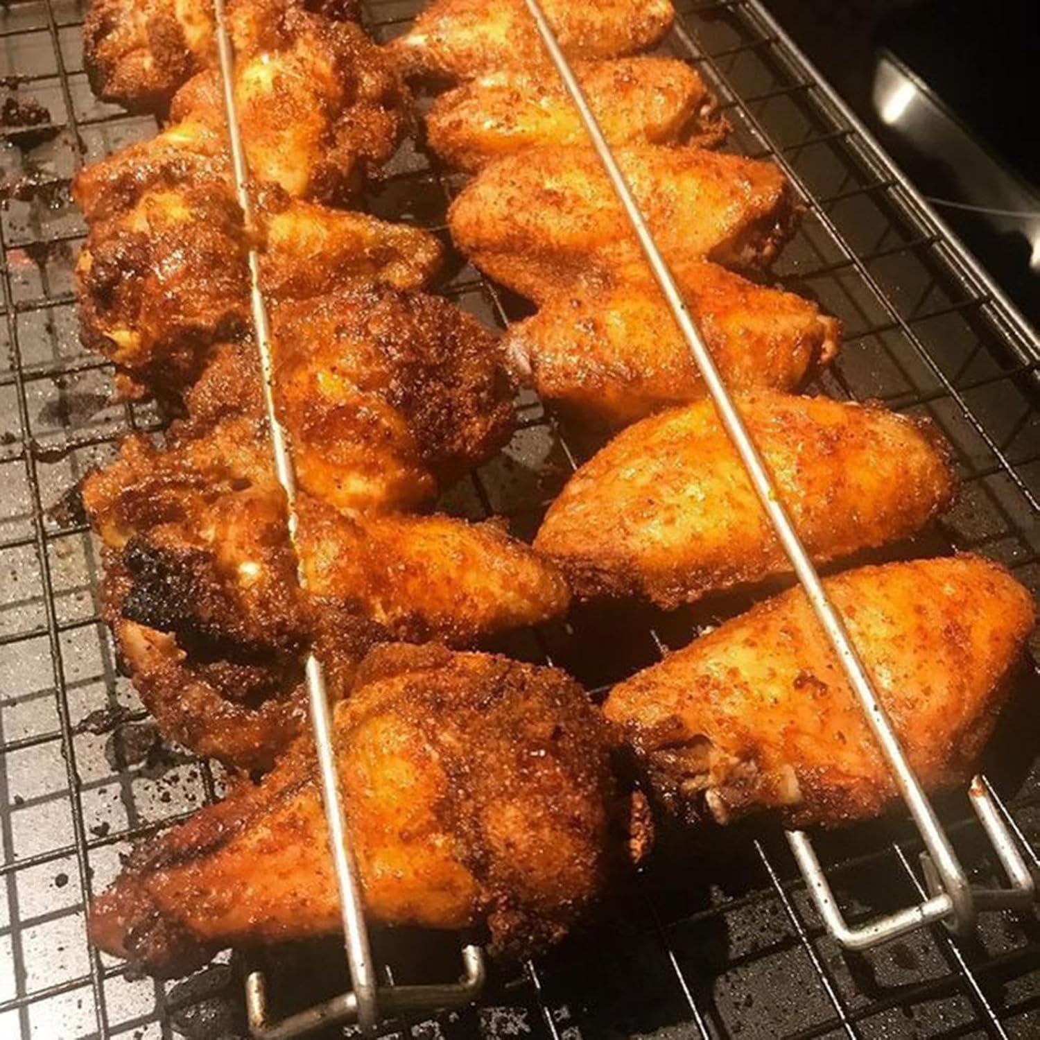 ZAGHNRENJ Skewers For Kabobs, Wing Rails For Chicken Wings, Chicken