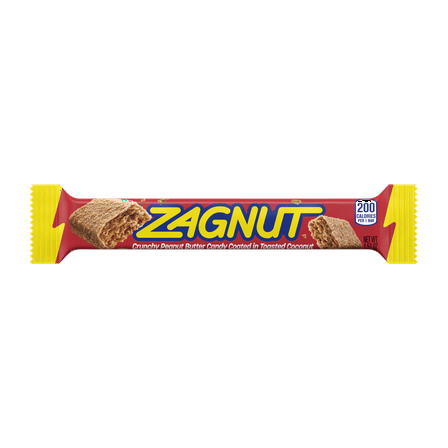 ZAGNUT Crunchy Peanut Butter with Toasted Coconut Candy Bar, 1.51 oz