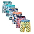 thumbnail image 1 of ZAIGGUT Men's Boxer Briefs Long Leg Breathable Underwear 6Multi01 XL, 1 of 6