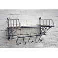 thumbnail image 1 of ZAINAB HANDICRAFT Wall Mounted Luggage Rack with Hooks, 1 of 4