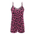 thumbnail image 1 of ZAITUBLES Womens Summer Casual Sleeveless Romper Soft Loose Shorts Jumpsuit, Lightweight Beach Vacation Outfits 2026 with Front Pockets, Patchwork Flag Print, Size XL, 1 of 6