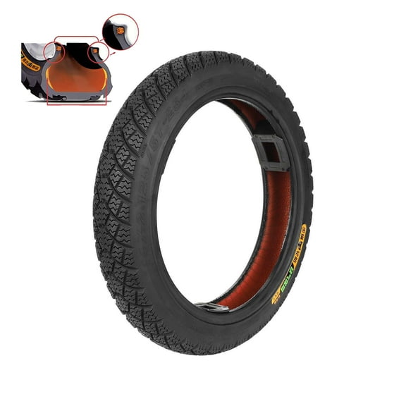 ZAITUO 14x2.125 (57-254) Run-Flat Tubeless Tire, 14" RSC Tubeless Tire, Blowout-proof Tire, Self-Supporting Tyre for Electric Scooter, Scooter, Electric Bike