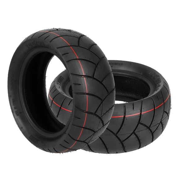 ZAITUO 2pc 11" 100/55-6.5 Rubber Heavy Duty Explosion-proof Tubeless Tire Replacement for Electric Scooter kaabo Wolf King GT Pro, nami burn 2e max, Roadrunner RsMax ATV, Mobility POV Wheel Tyre