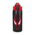 thumbnail image 1 of Zak Designs 25oz Durable Plastic Jubilation Water Bottle with Leak Proof Spout Cover, Straw, Push Button Lid, Flip Up Lock, and Built-in Carry Handle, Spiderman, 1 of 7