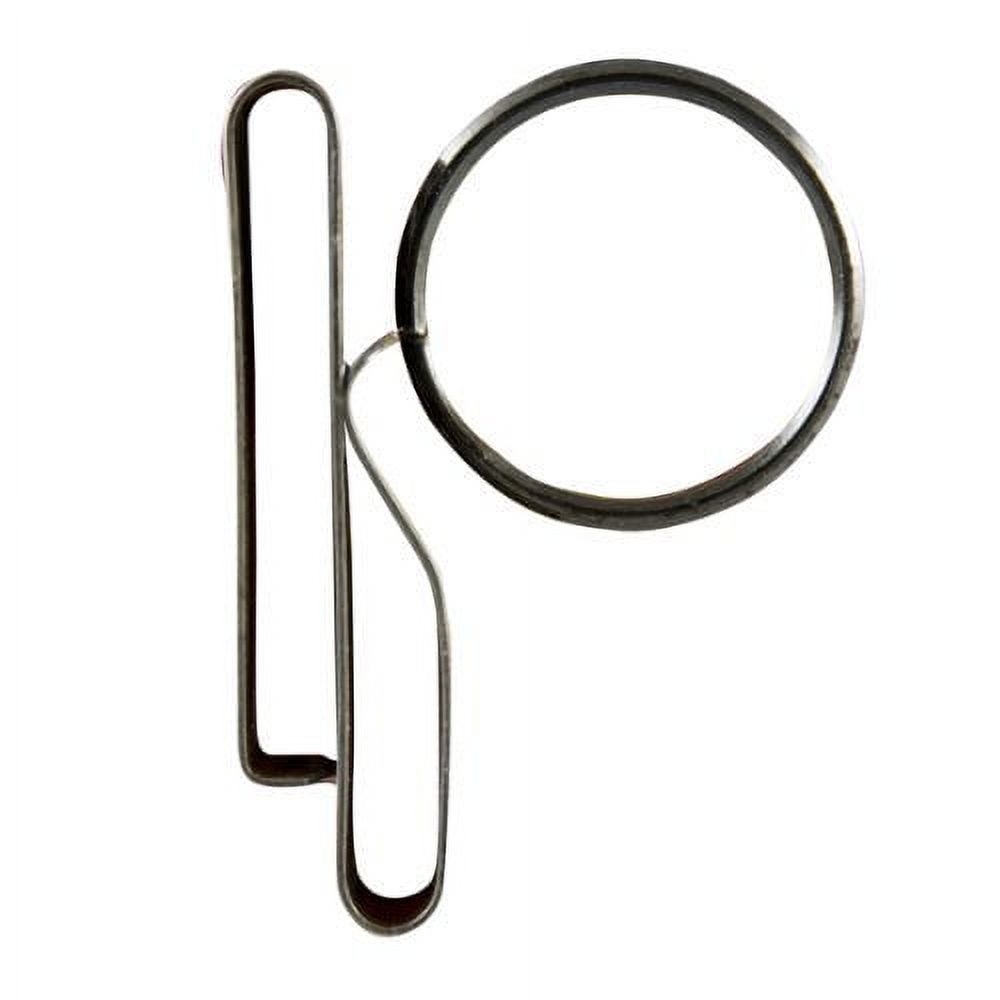 ZAK Tool ZT52 Low Profile Key Ring Clip, Black 4pack