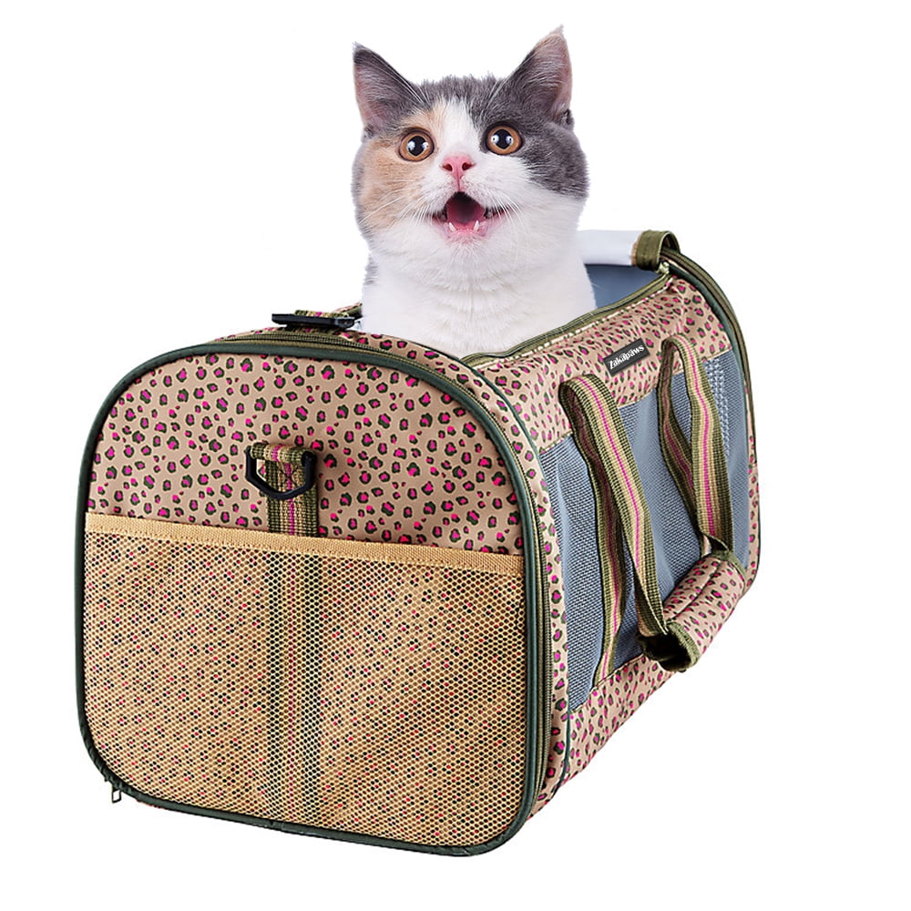 ZAKAPAWS Soft-Sided Kennel Pet Carrier for Small Dogs, Cats, Puppy
