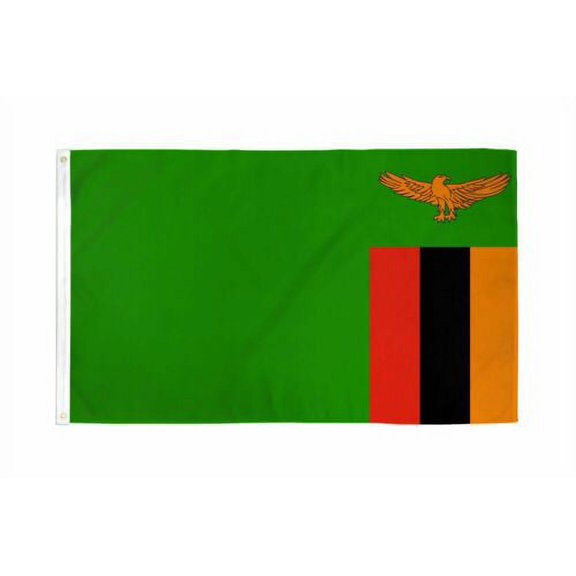 ZAMBIA FLAG 3X5 FEET ZAMBIAN 3'X5' NEW 100D FABRIC