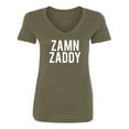 thumbnail image 1 of ZAMN ZADDY Womens V-Neck T-Shirt, 1 of 2