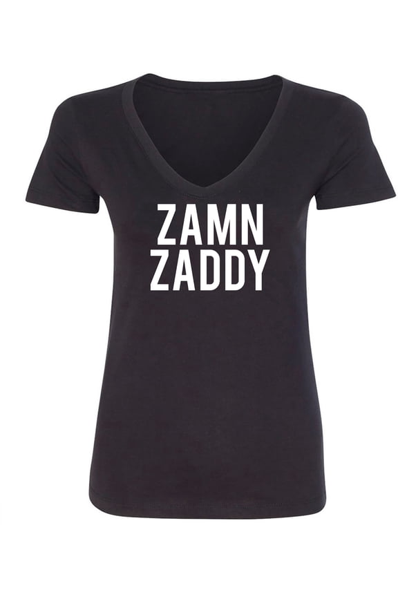 ZAMN ZADDY Womens V-Neck T-Shirt