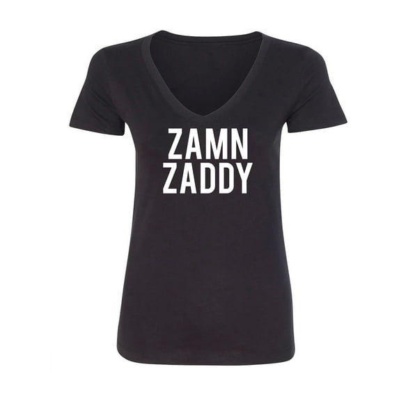 ZAMN ZADDY Womens V-Neck T-Shirt