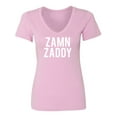 thumbnail image 1 of ZAMN ZADDY Womens V-Neck T-Shirt, 1 of 3