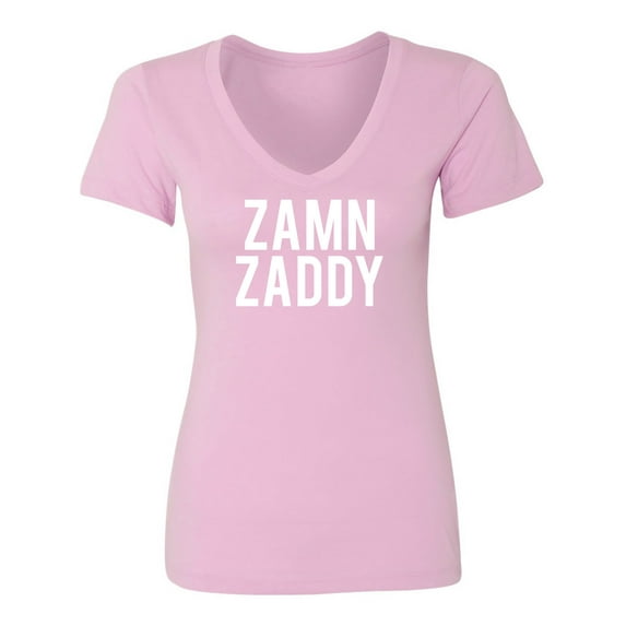 ZAMN ZADDY Womens V-Neck T-Shirt