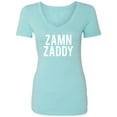 thumbnail image 1 of ZAMN ZADDY Womens V-Neck T-Shirt, 1 of 3