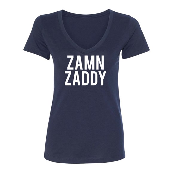 ZAMN ZADDY Womens V-Neck T-Shirt