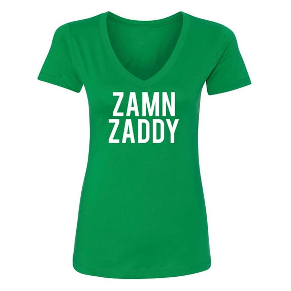 ZAMN ZADDY Womens V-Neck T-Shirt