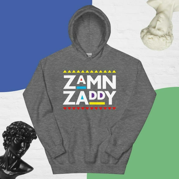 ZAMNZADDY Hoodie (Graphite Heather, S)