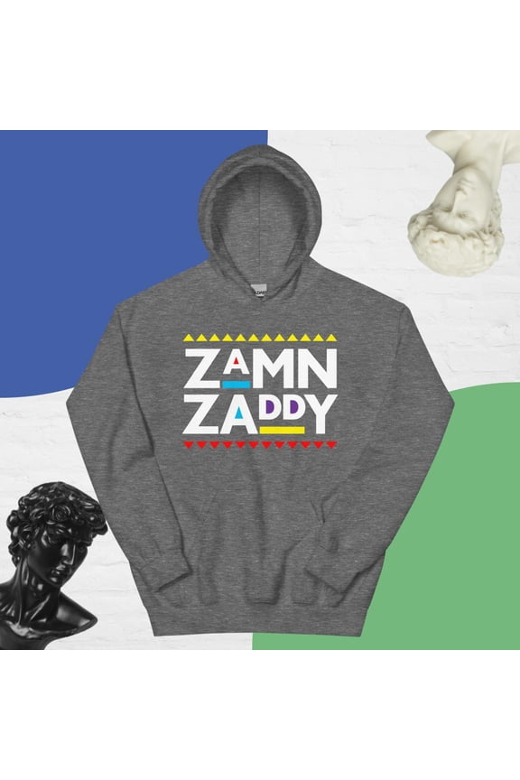 ZAMNZADDY Hoodie (Graphite Heather, S)