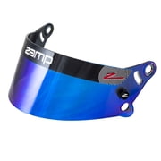 ZAMP HASZ20BP Blue Prizm Chrome Shield Helmet Visor For RZ-59 RZ-62 RZ-36 RZ-64C