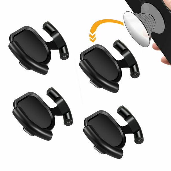 ZANEDY Car Socket Mount for Cellphone Car Phone Pop Holder Stand for Collapsible Grip/Mount with Sticky Adhesive Used on Dashboard Home Desk Wall(4 Pack)