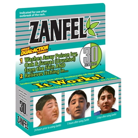 ZANFEL - Poison Ivy, Oak & Sumac Wash, 1 Oz