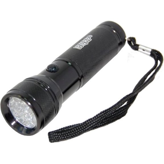 ZANHUA-12 LED 365 nm Flashlight Blacklight for Minerals Inspection Identification, Gemstone Detection
