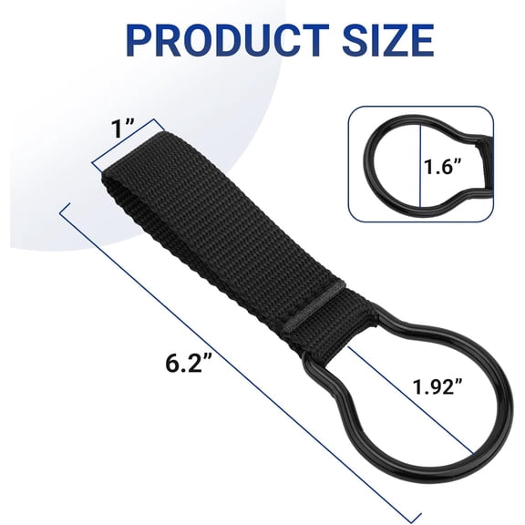 ZANHUA-75906 Flashlight Ring Holder Compatible with Streamlight Flashlight, Nylon Holsters Carrying Accessories