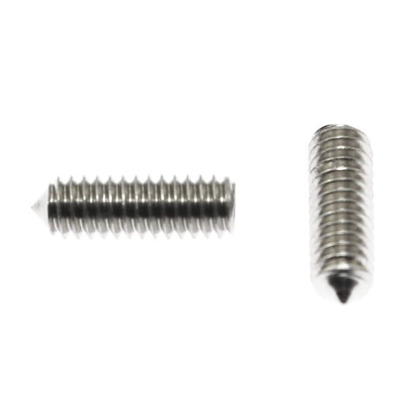 ZANHUA-Set Screws 20pcs #8-32 x 1/2" Stainless Steel Cone Point Grub Screw/Set Screws for Door Handle, Bathroom