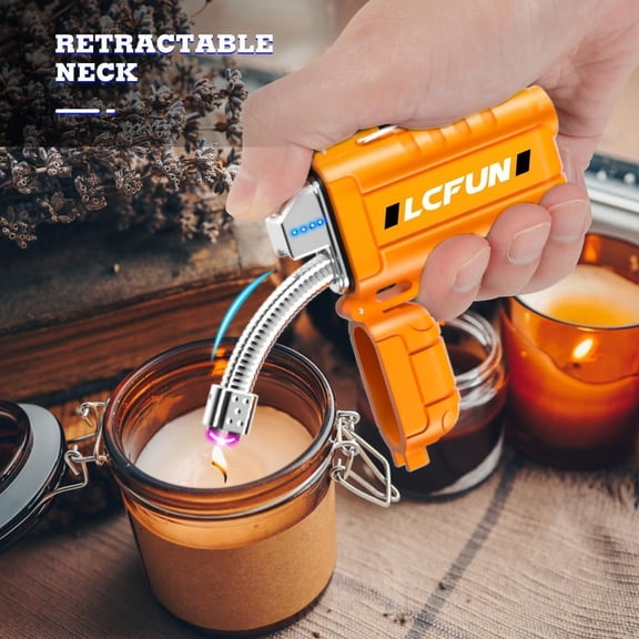 ZANHUA-USB Rechargeable Electric Arc Lighter Windproof Plasma Lighters with LED Battery Display, Waterproof Matches with Flashlight for Camping, Survival Tactical Gear