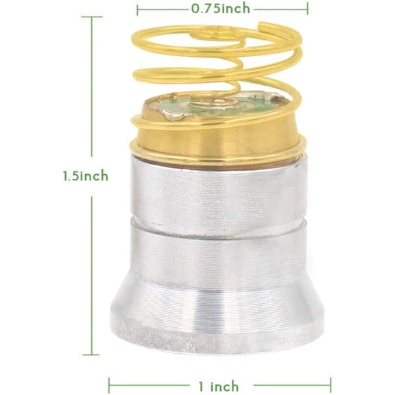 ZANHUA-Ultra Bright L2 LED Bulb 2000 Lumen Drop-in P60 Design Module,Single Mode Flashlight Repair Replacement LED Bulb for C2 G2 Z2 6P 9P G3 S3 D2