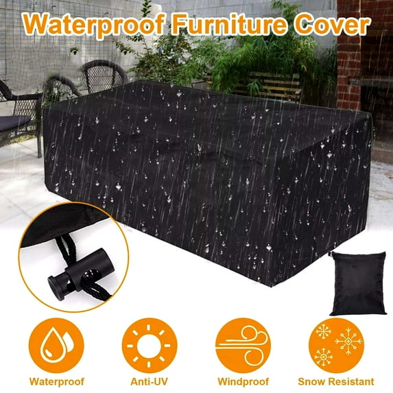 SkyTex 100% Waterproof Outdoor Sofa Cover, 95 Inch L x 49 Inch W x 35 Inch H Patio Furniture Covers