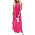 thumbnail image 1 of ZANKLEY Summer Dresses Maxi Dress Vacation Beach Sundresses 2026 with Pockets, 1 of 7