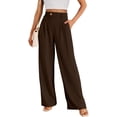 thumbnail image 1 of ZANKLEY Wide Leg Dress Pants Women's High Waisted Dressy Trousers, 1 of 10