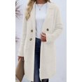thumbnail image 1 of ZANKLEY Women Fall Long Cardigan Sweater Trendy Knit Jacket Coat Dressy Blazer Coatigan, 1 of 10