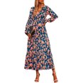 thumbnail image 1 of ZANKLEY Women Summer Dresses Casual  Maxi Dresses Cute Floral Long Dress Wedding Guests Dress, 1 of 11