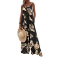 thumbnail image 1 of ZANKLEY Women's Summer Jumpsuits Boho Wide Leg Overalls Casual Loose Rompers with Pockets 2026, 1 of 4
