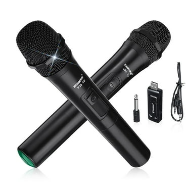 ZANSONG Professional Wireless Microphone System Kits Dual USB 2 Pack