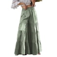 thumbnail image 1 of ZANZEA Women Bohemia Vacation Flare Pants Casual Wide Leg Long Trousers, 1 of 3