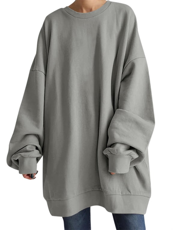 Women Full Sleeve Solid Color Holiday Hooded Sweatshirts Blouse Tops