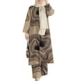 thumbnail image 1 of ZANZEA Women Full Sleeved O-Neck Printed Suits Muslim Pants Sets, 1 of 2
