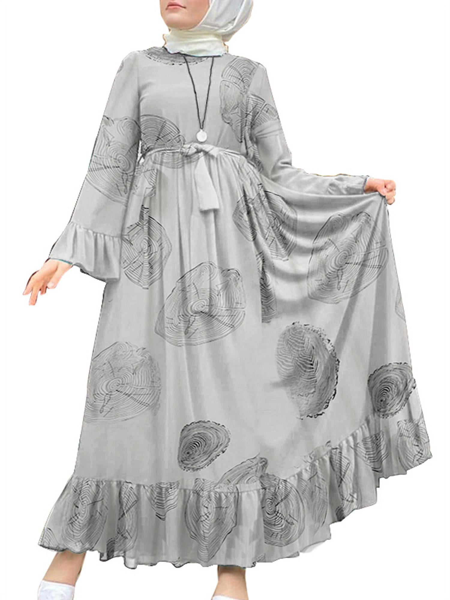 ruffle dress muslim