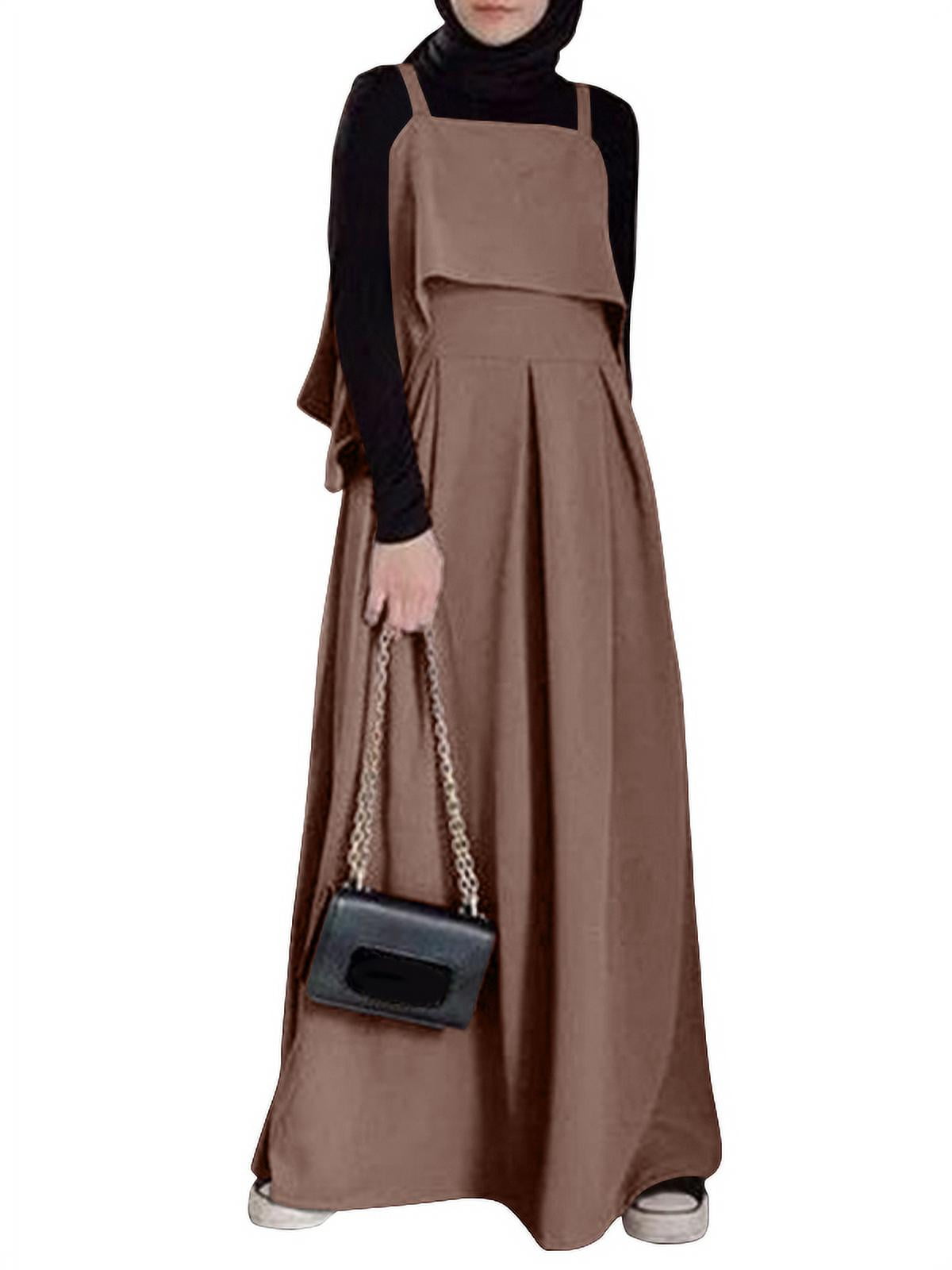Pinafore dress muslimah sales