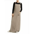thumbnail image 1 of ZANZEA Women Plain Casual with Pockets Overalls Maxi Dresses, 1 of 3