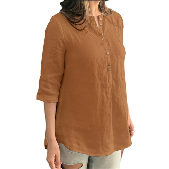 ZANZEA Women Short Sleeve Shirts Casual Tops High Low Blouse